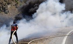 Van'da hırdavat deposunda korkutan yangın