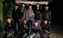 Küplü'de 9 düzensiz göçmen yakalandı!