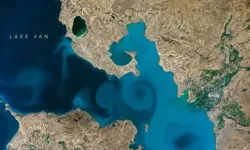 Van Gölü'ndeki ölümcül akıntılar uzaydan görüntülendi