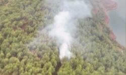 Marmaris’te yıldırım düşmesi orman yangınına sebep oldu