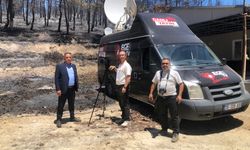 Haber Ekspres Gazetesi ve Ege'den TV Didim ve Efes'teki yangın mahalinde