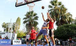 İzmir'de sokak basketbolu coşkusu