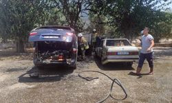 İzmir'de park halindeyken yanan otomobil 4 yaşındaki Kazım'a mezar oldu