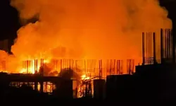 Şırnak’ta bölge hastanesi inşaatında yangın paniği