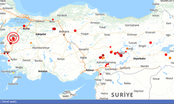 Son 24 saatte Türkiye'de 51 deprem oldu