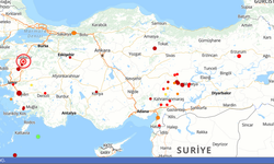 Son 24 saatte Türkiye'de 45 deprem oldu