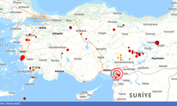 Son 24 saatte Türkiye'de 54 deprem oldu
