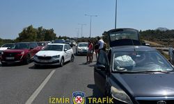 İzmir'de trafik kazası | Narlıdere-Güzelbahçe yönü tıkandı