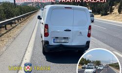 İzmir'de zincirleme kaza! 4 araç birbirine girdi
