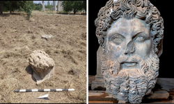 Aphrodisias Antik Kenti'nde 'kolosal Zeus başı' bulundu