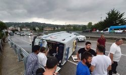 Ordu’da ambulans kazası: 4 yaralı!