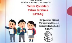 Manisa'da yetim çocuklara kırtasiye yardımı için kampanya başlatıldı!