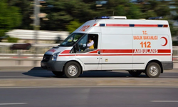 Ambulans şoförüne motosikletli saldırı anları kamerada