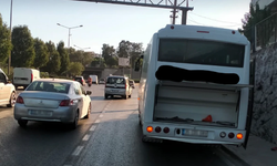 İzmir–Yeşildere Caddesi’nde trafik yoğunluğu