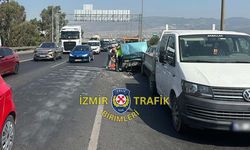 Buca'da zincirleme trafik kazası: Araç trafiği 2 km