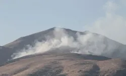 Niğde Melendiz Dağı'nda zorlu yangın mücadelesi!