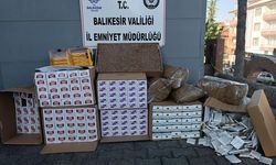 Balıkesir Bigadiç'te kaçak tütün operasyonu