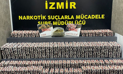 İzmir'de baskın yapılan adreste binlerce uyuşturucu bulundu!