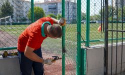 Karşıyaka Belediyesi spor tesislerini yeni sezona hazırladı