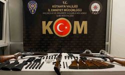 Kütahya’da kaçak silah operasyonu