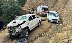 Şehit cenazesine giden aile kaza yaptı: 1 ölü, 5 yaralı