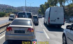 SONDAKİKA: İzmir Karabağlar'da trafik kazası!