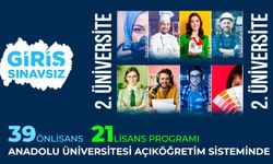 Anadolu Üniversitesi'nin ikinci üniversite kayıtları uzatıldı