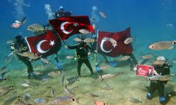 Cumhuriyet Bayramı Fethiye'nin sularında kutlandı