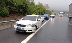 Düzce'de zincirleme trafik kazası: 1 ölü, 2 yaralı