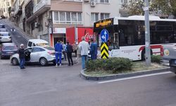 İzmir Mithatpaşa Caddesi'nde trafik kazası!