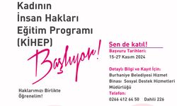 Kadının İnsan Hakları Eğitim Programı Burhaniye’de