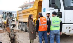 Çeşme'de doğal gaz çalışmaları başladı