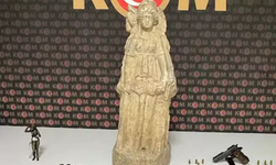 Afyonkarahisar'da Roma Dönemi'ne ait Hekate heykeli ele geçirildi