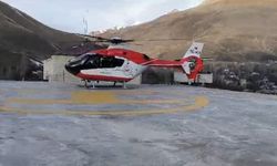 Ambulans helikopteri 22 yaşındaki hasta için havalandı