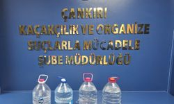 Çankırı’da oyun salonuna baskın: 15,1 litre kaçak alkol ele geçirildi