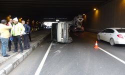 Malatya'da alt geçitte trafik kazası: 2 yaralı