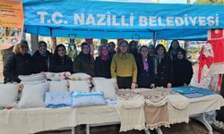 Nazilli'de kursiyerlerin sergisi büyük ilgi gördü