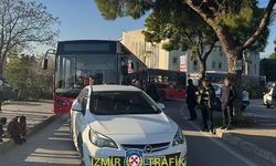 Ege Üniversitesi önünde trafik kazası!