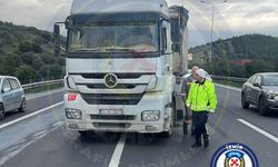 Otoyolda trafik yoğunluğu! Buca istikametinde araç arızası