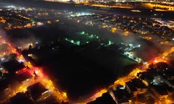 Florya’da şampiyonluk kutlaması havadan böyle görüntülendi...