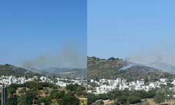 Bodrum’da makilik alanda yangın: Ekiplerin müdahalesi sürüyor