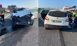 İzmir-İstanbul yolunda feci kaza! Araç hurdaya döndü: İki ölü, iki yaralı