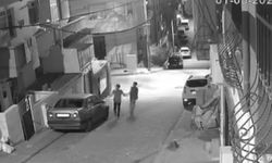 Küçükçekmece’de balkona torpil attılar: O anlar kamerada