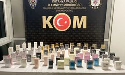 Kütahya’da kaçak parfüm pazarı darbe aldı