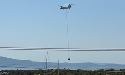 İzmir’de yangın! İzmir-Karaburun yolu trafiğe kapatıldı