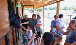 Başkan Denizli özel gereksinimli çocuklarla at gezisinde