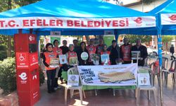 TEMA Aydın’da erozyon ve kuraklık uyarısı için farkındalık standı kurdu