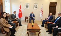 Çin’in Ankara Büyükelçisi Xuebin'den, YÖK Başkanı Özvar'a ziyaret