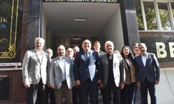 Başkan Mesut Günay önceki dönem başkanlarını ağırladı