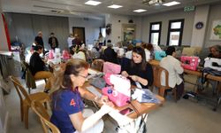 Efes Selçuk'ta kadınlar dikiş atölyesinde buluştu